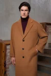 Пальто Adam Soul бежевое фото 4
